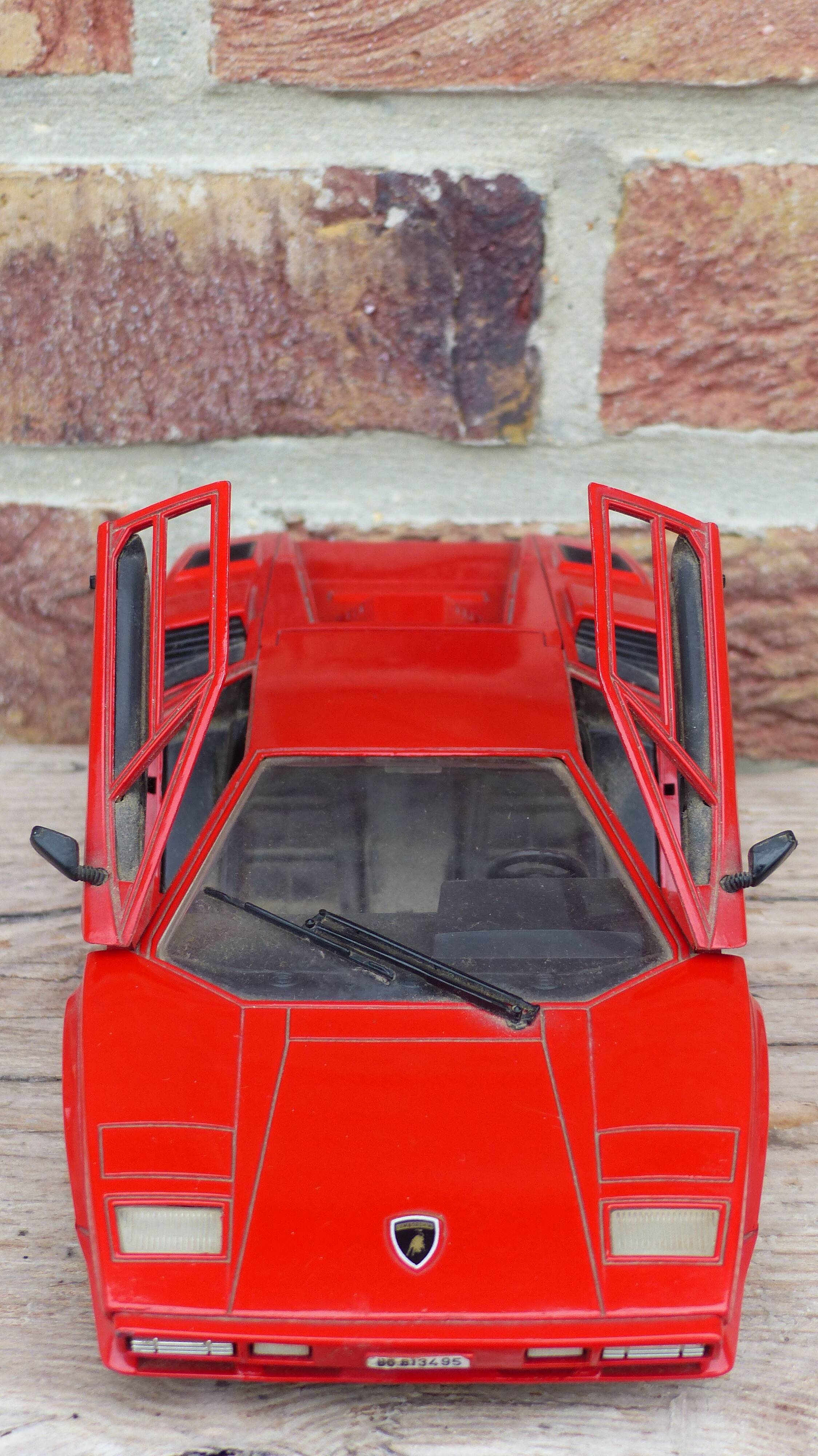 Red lamborghini car