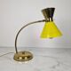 Brass Table Lamp Attributed to Hala Zeist, Netherlands, 1950s
