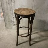 Cane bar stool