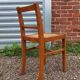 Lot de 8 chaises Reconstruction 1950 Chêne et paille