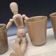Set of 4 Digoin stoneware cups and tumblers 1