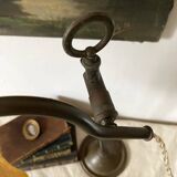 Jeweller's lamp, workshop lamp, glass paste shade