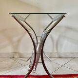 End of sofa magazine holder chrome 1970