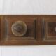 vintage wooden coat rack