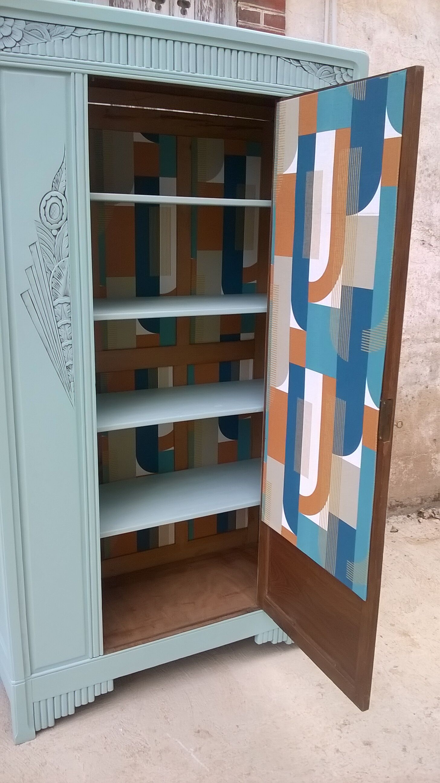 Parisian wardrobe art deco era