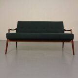 Organic Teak Sofa by Hartmut Lohmeyer for Wilkhahn, 1960s