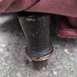 Pink velvet cocktail chair