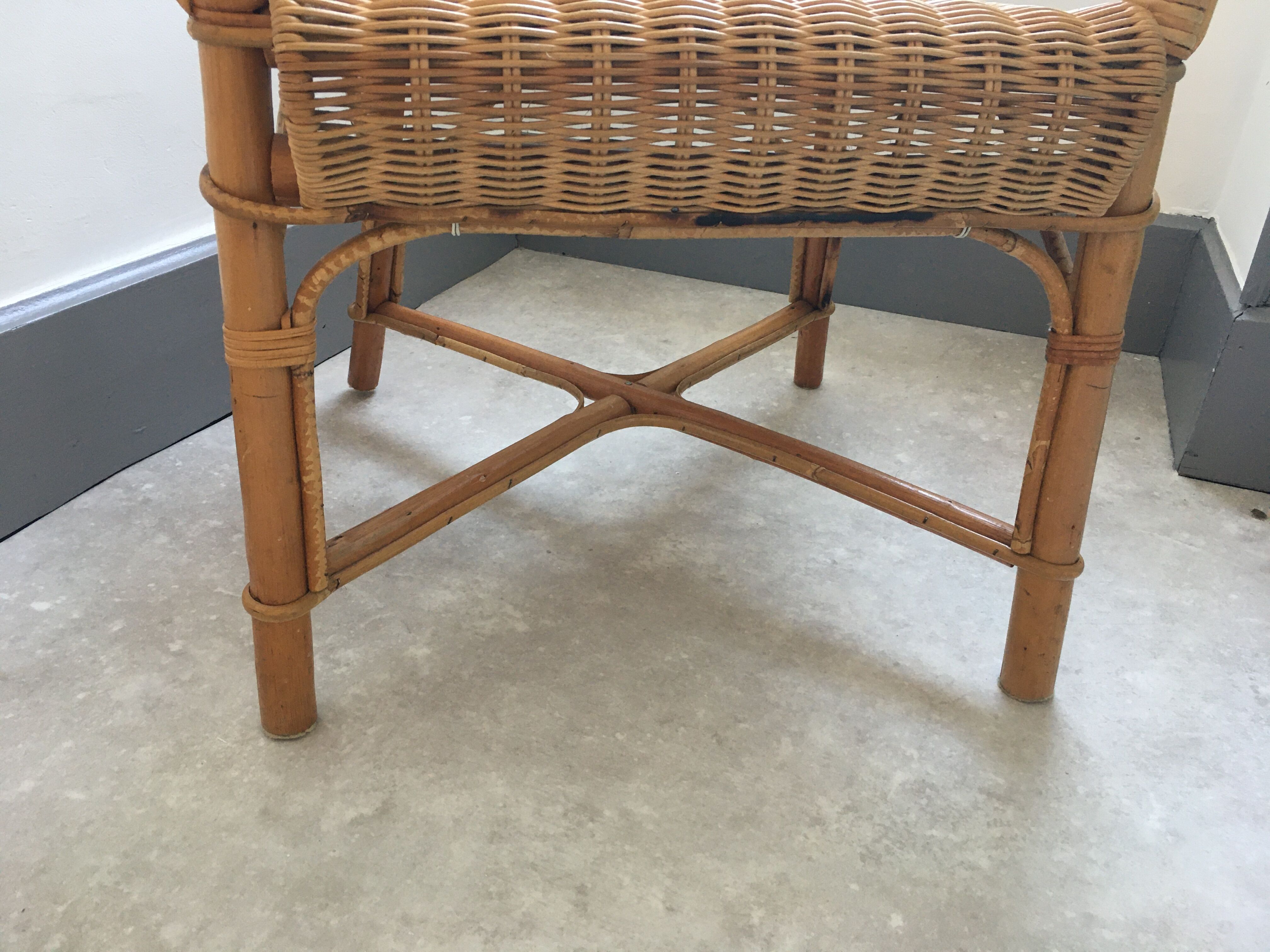 Vintage rattan chair