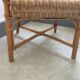 Fauteuil vintage en rotin