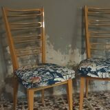 Pair of one-piece chairs
