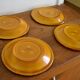 Saint Clément plates porcelain from the 1960s.