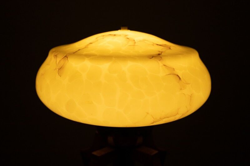Art Deco table lamp from the 1950s, Poland.