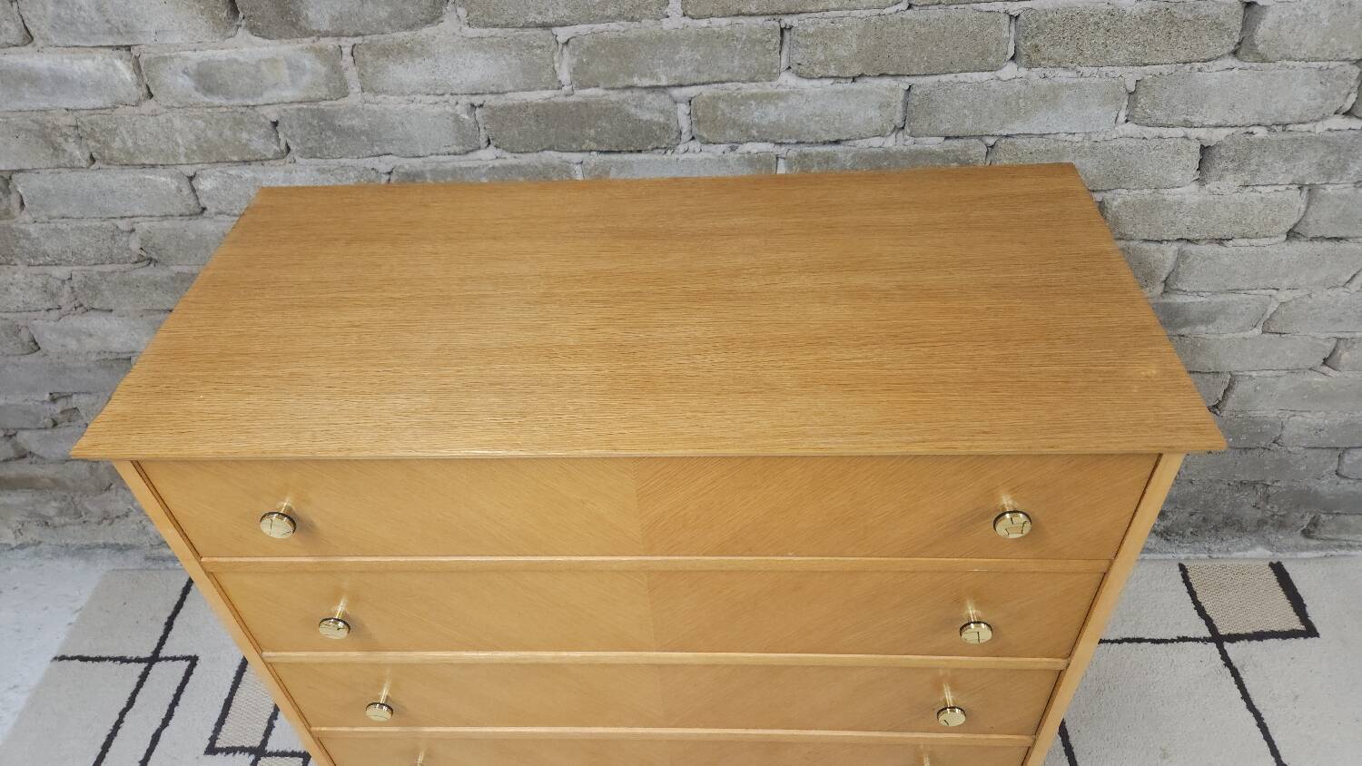 Commode 4 tiroirs année 1970 vintage