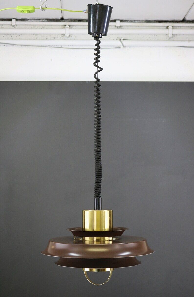 Pendant lamp by Vitrika 1970s Denmark