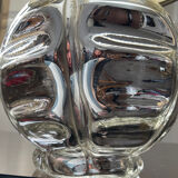 Vintage eglomised glass lamp from the 50s-60s