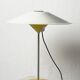 Martinelli Luce Table Lamp, Italy, 1980s – Yellow & Metal Shade