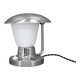 Napako Art Deco chrome and opal glass table lamp, Czechoslovakia 1930s