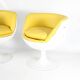 Paire de fauteuils Space age