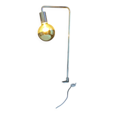 Large vintage clamp lamp in chrome metal AGEMOB. Design 80/90