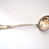 Empire ladle in silver metal SFAM - "Sans embarrass" model with winged shell laurel crown