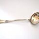 Empire ladle in silver metal SFAM - "Sans embarrass" model with winged shell laurel crown