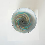 Laura de Santillana for Venini large vase blown glass Klee 1984