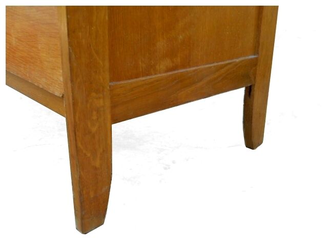 Commode vintage bois clair 1960