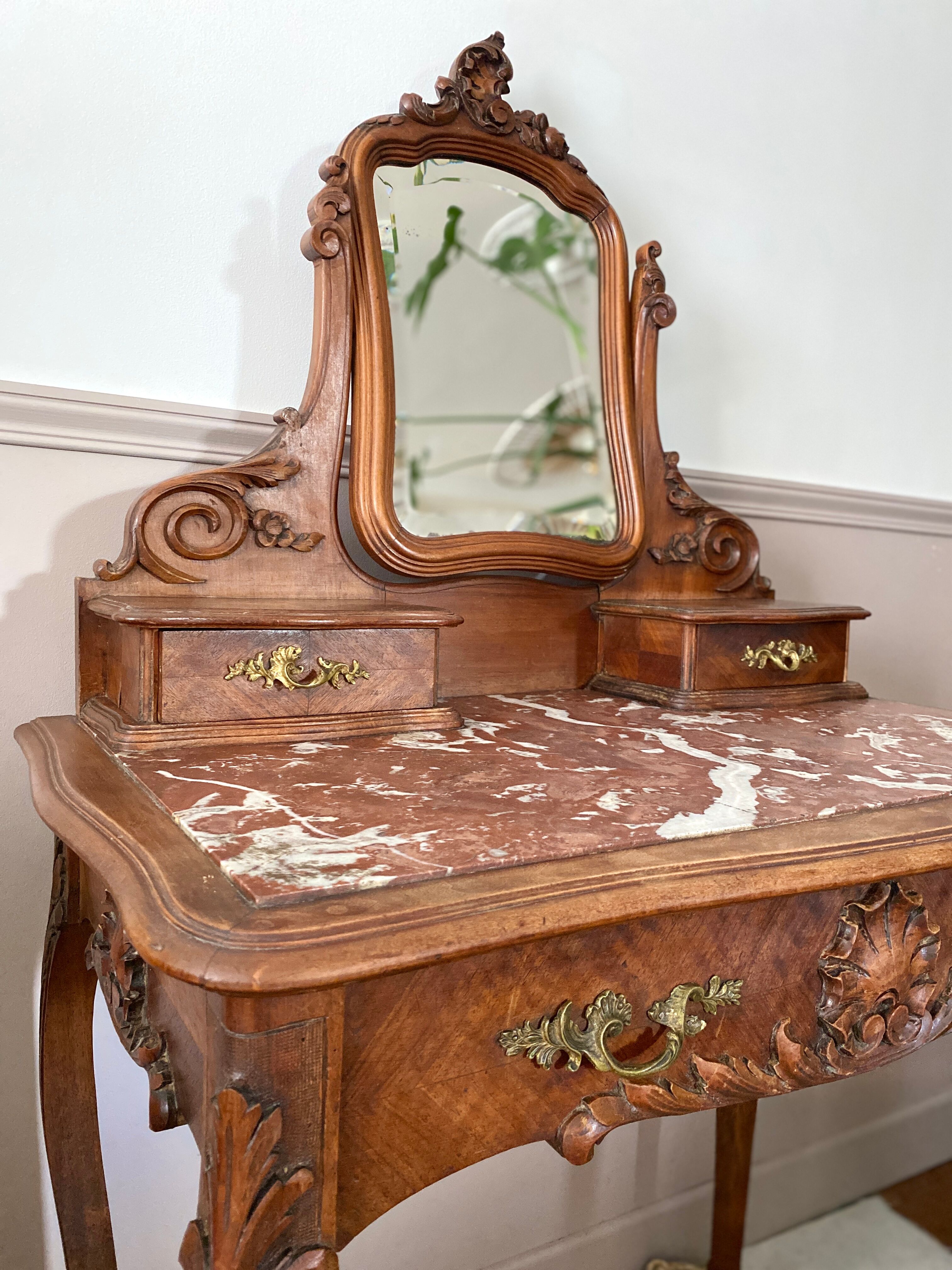 Dressing table Art Deco marble