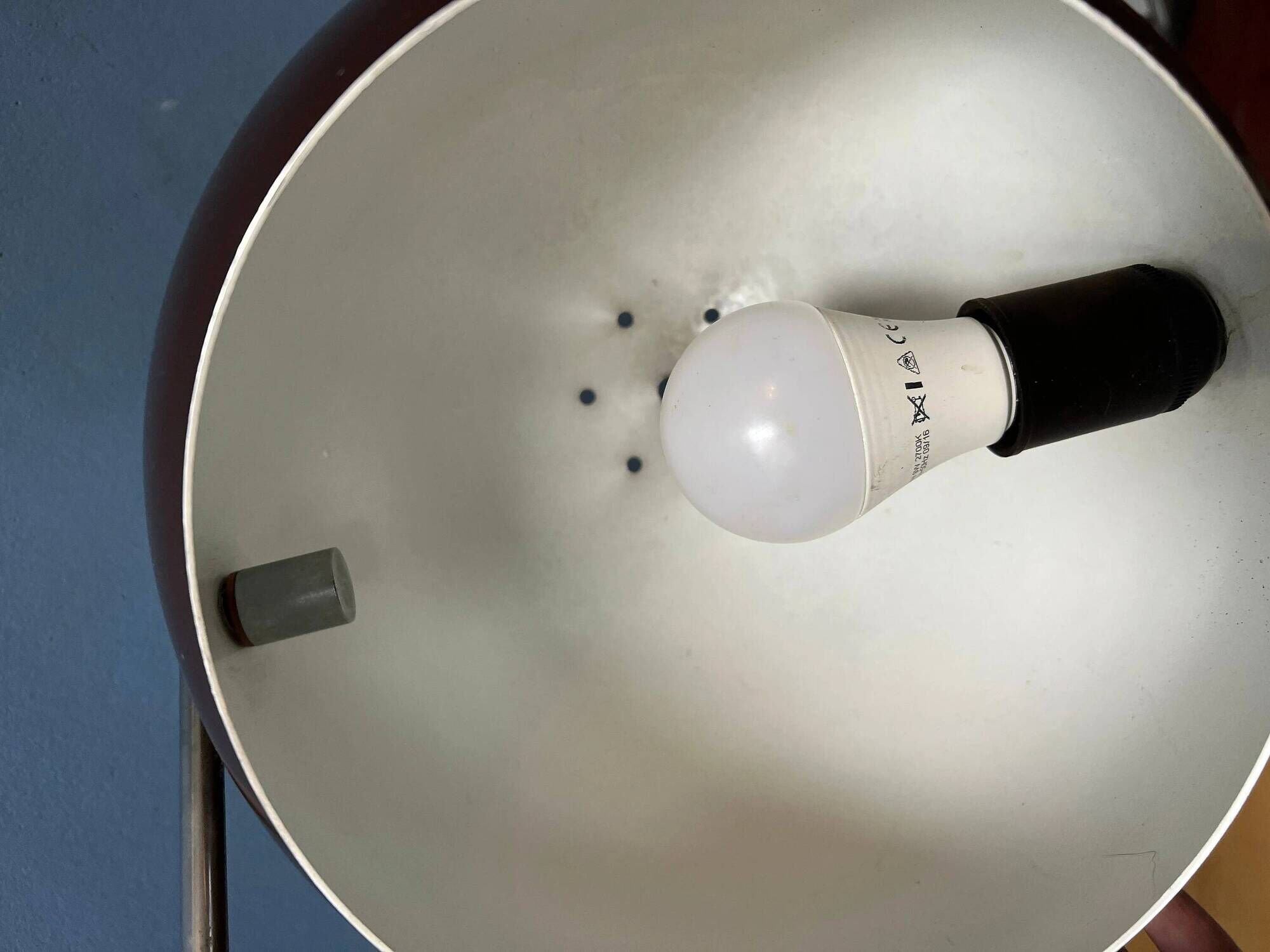 Vintage brown GEPO suspension | Space Age light fixture | Mid-Century Modern ceiling light