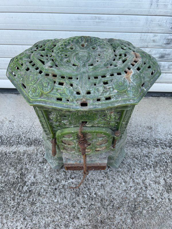 Old cast iron stove