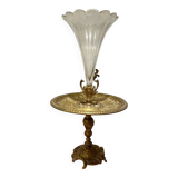 Bronze and crystal centerpiece