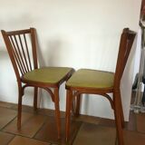 Pair of Baumann bistro chairs 1950