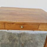 Antique rustic farmhouse table from the 1900s with one drawer - 1m