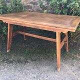 Vintage table from the Reconstruction period of Rene Gabriel in beech.