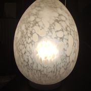 Lampe verre soufflé