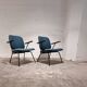 Paire de Fauteuils par Gijs van der Sluis pour van Der Sluis Steel Furniture