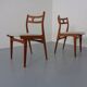 Model 138 Teak & Kvadrat Hallingdal Dining Chairs by Johannes Andersen for Uldum Møbelfabrik, Denmark, 1960s, Set of 2