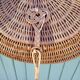 Large handmade wicker fishing basket