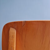 Pair of children's chairs by Casala in solid beech, 1960s.