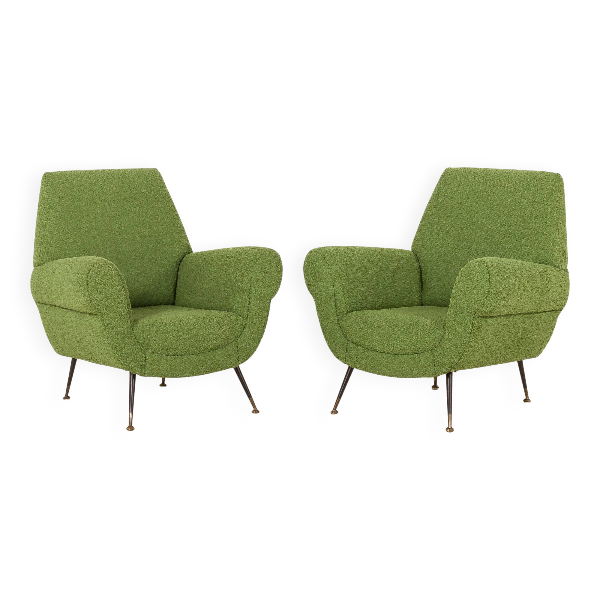 Gigi Radice attr. to lounge chairs, set of two, 1960s