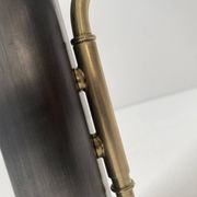 ANTIQUE BRASS AND PRISMATIC GLASS PENDANT LAMP XXL