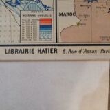 Vidal-Lablache educational wall map of the 1950s