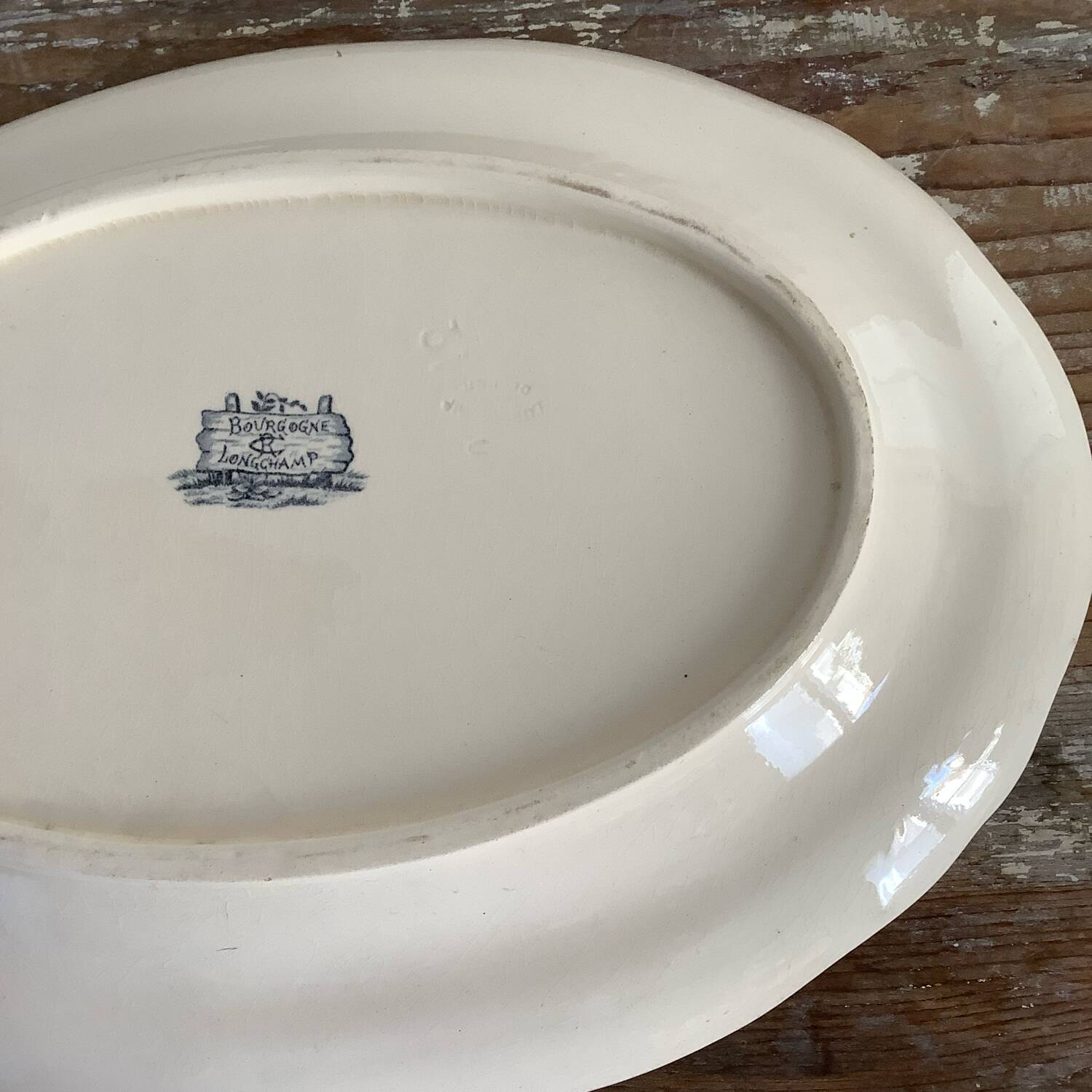 Longchamp oval serving dish