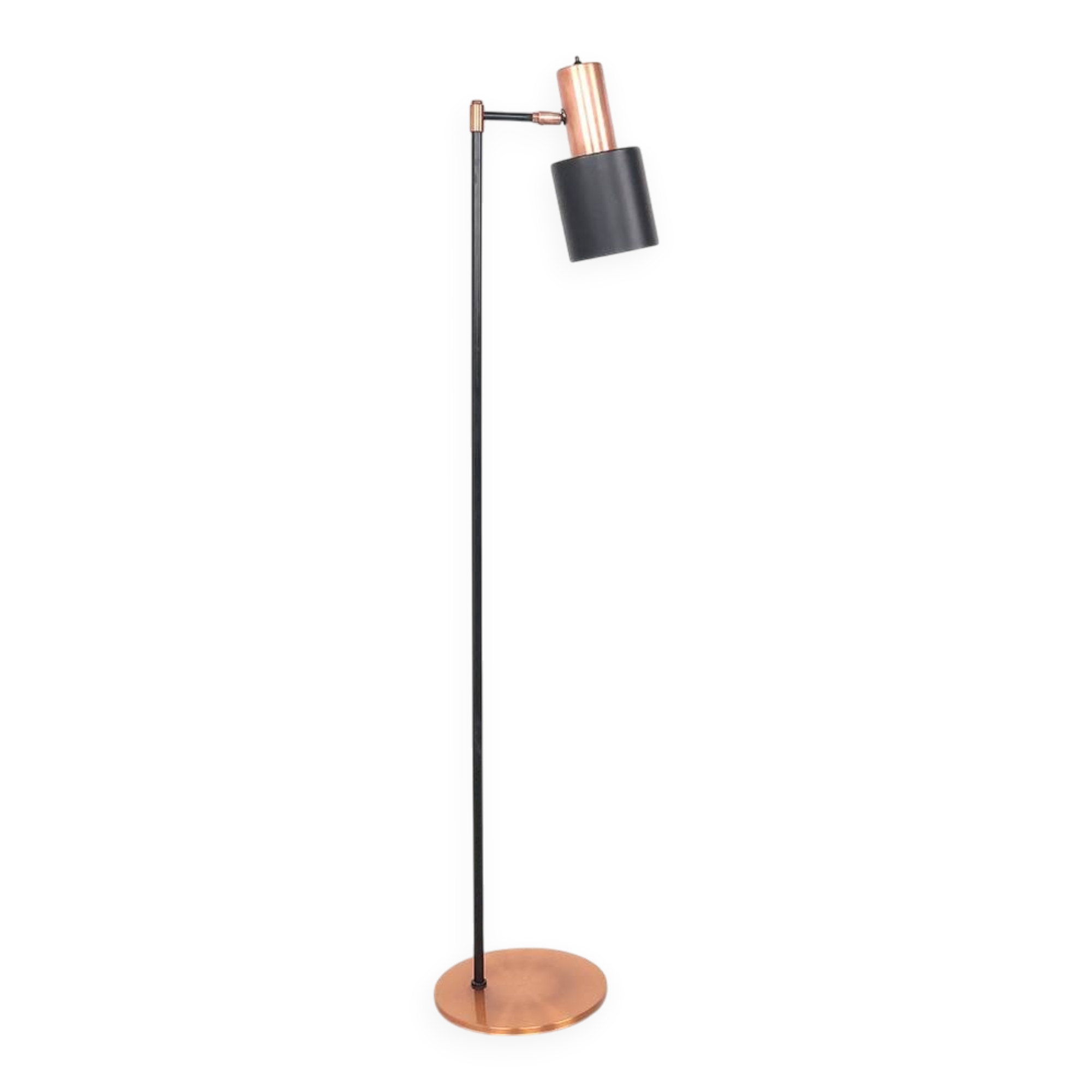 Fog en Morup Studio copper floorlamp, 1960s