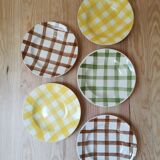 Mismatched vintage hollow plates