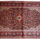 Handmade antique Persian Kashan rug 4.1' x 6.2' (125cm x 189cm) 1910s
