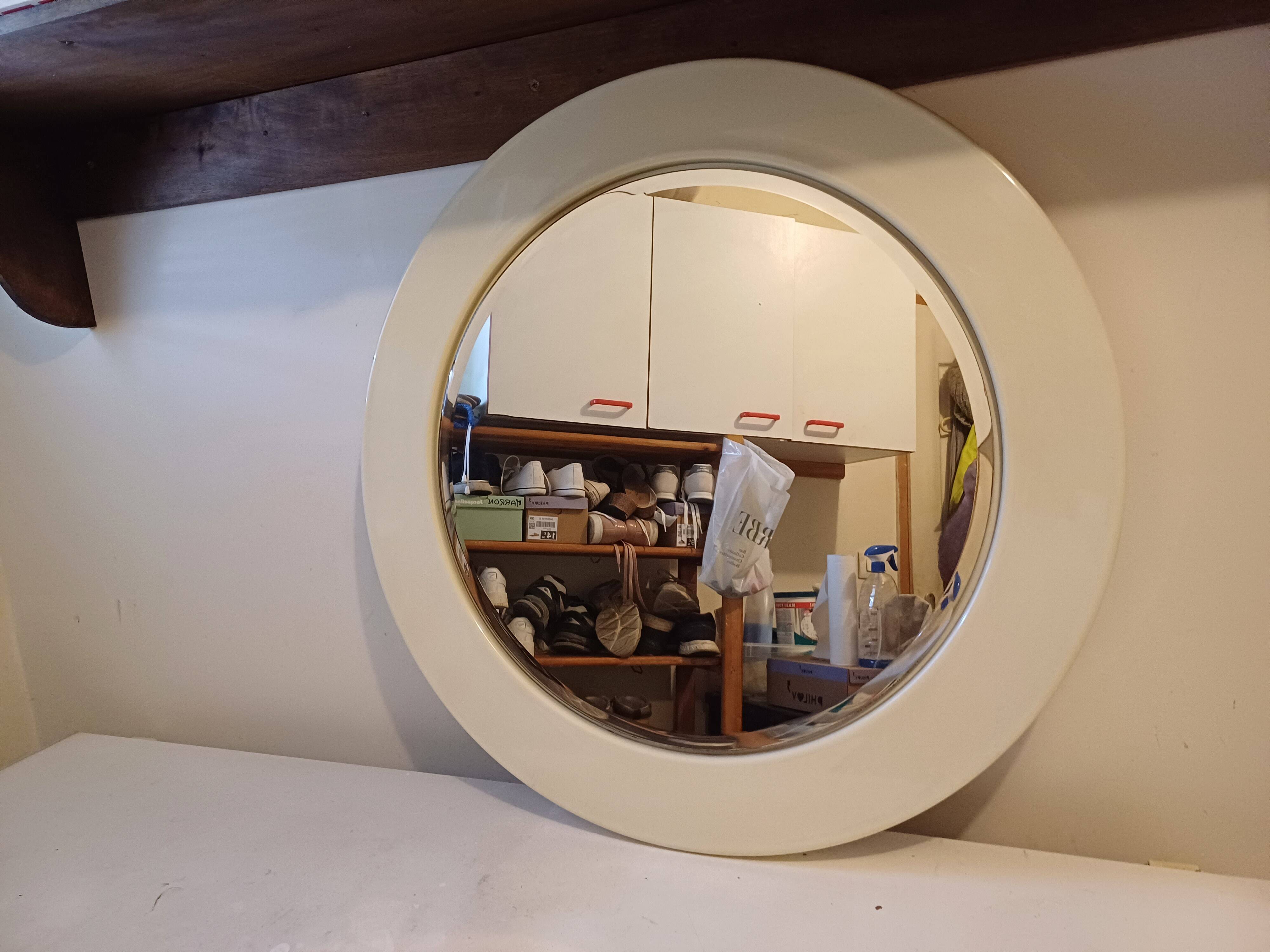 Vintage Italian Mirror from the 70s Cattanéo