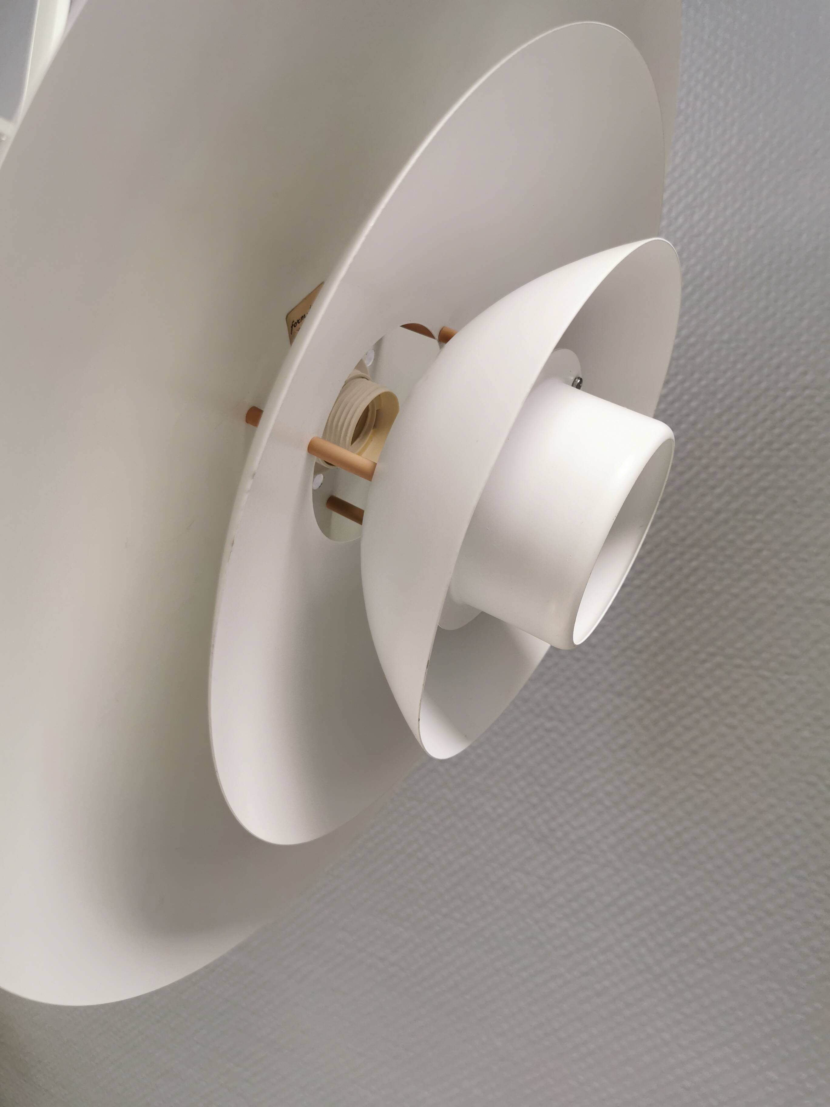 Hanging lamp from the 1980s, Danish and produced by Form-Light, model 52511