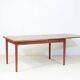 Danish dining table in teak.