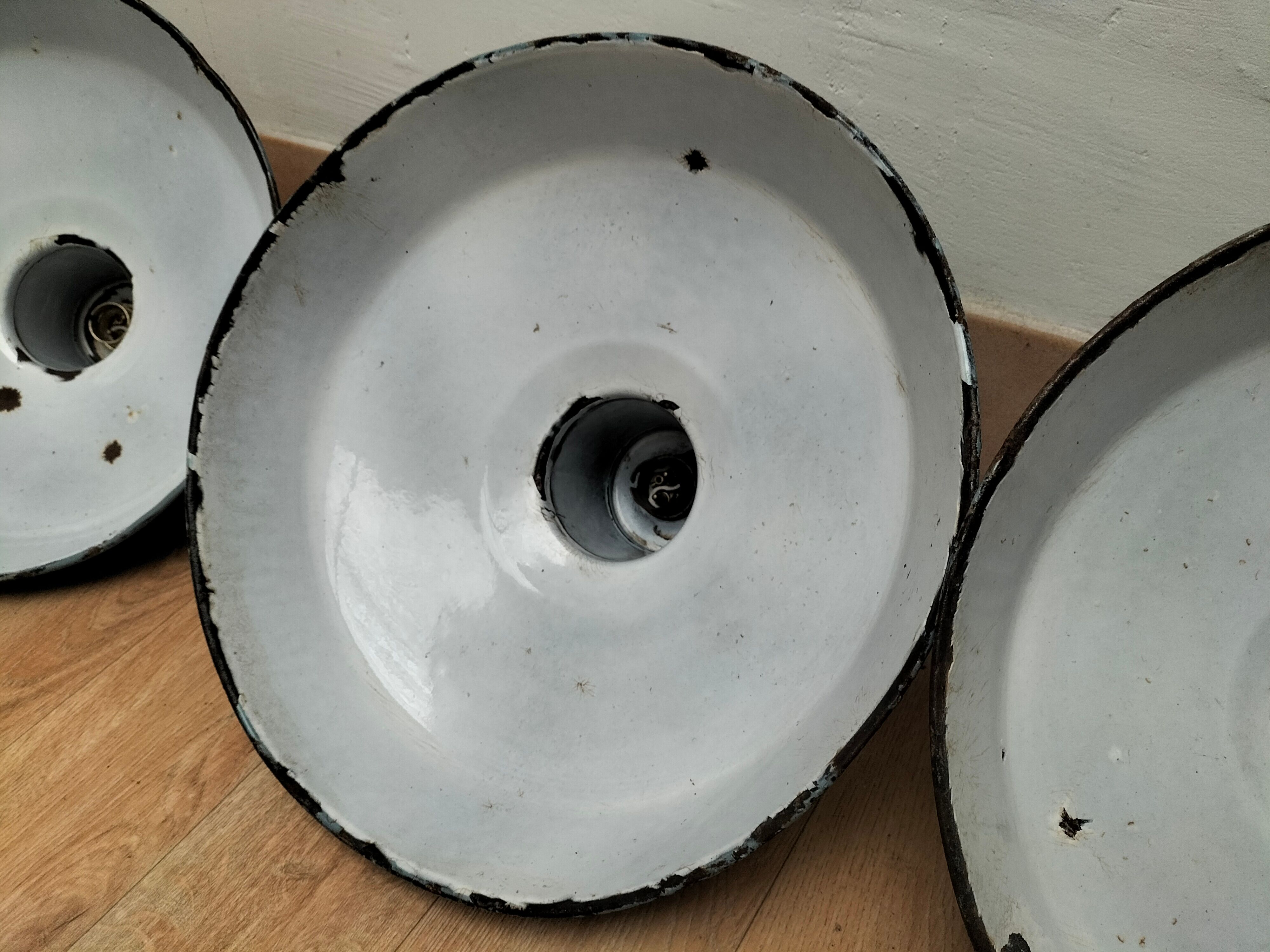 Series of antique lamps